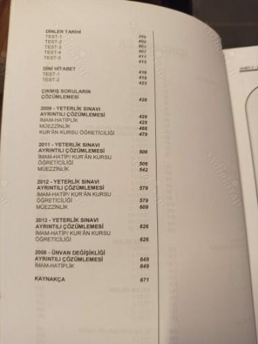 DHBT Din Hizmetleri Alan Bilgisi Soru Bankası 2016