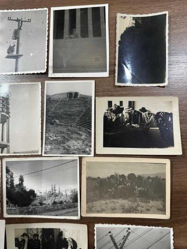 1940-1950 Dönemi karışık 14 adet siyah beyaz fotoğraflar kolleksiyonluk 5 x 8 cm