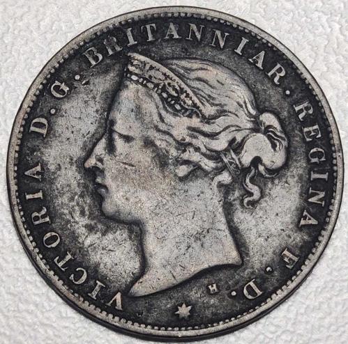 1877 - JERSEY - 1/24 Shilling    ( ÇOK TEMİZ )