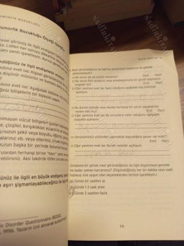 Beden Dismorfik Bozukluğu Çalışma Kitabı - Beden Görüntünüz ile İlgili Takıntılarınızı Sonlandırın