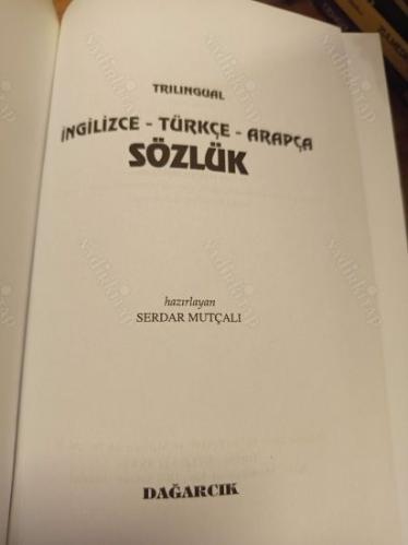 İngilizce - Türkçe - Arapça Sözlük