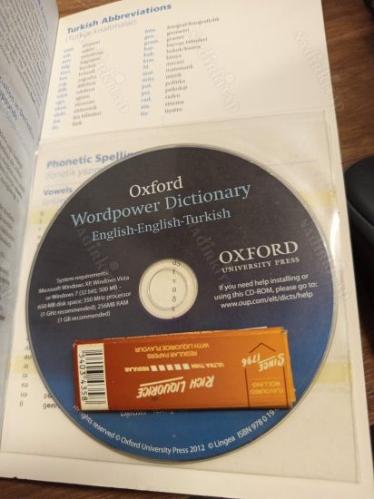 Oxford Wordpower Dictionary English / English - English - Turkish (CD'li)