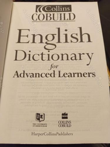 Collins Cobuild English Dictionary for Advanced Learners