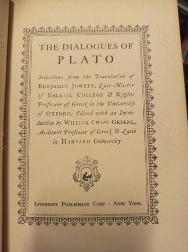 The Dialogues Of Plato - A Selection (Plato'nun Diyalogları - Bir Seçki)
