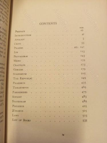 The Dialogues Of Plato - A Selection (Plato'nun Diyalogları - Bir Seçki)
