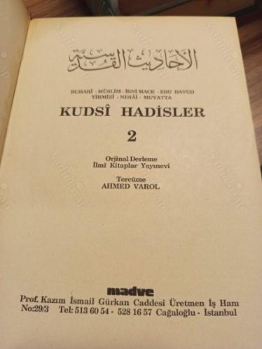 Kudsi Hadisler - Metin Mana Şerh 2 Cilt Takım (Ciltli)