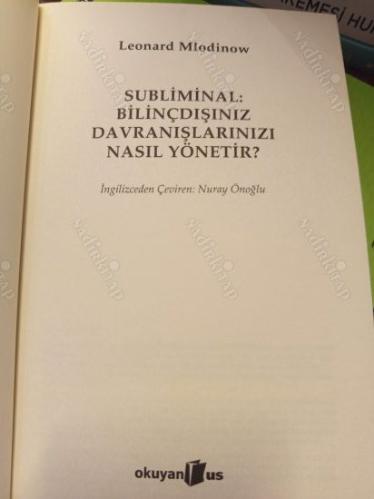 Subliminal - Bilinçdışınız Davranışlarınızı Nasıl Yönetir?