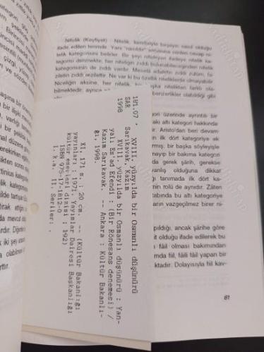 Yanyalı Esad Efendi - XVIII. Yüzyılda Bir Osmanlı Düşünürü - Bir Rönesans Denemesi