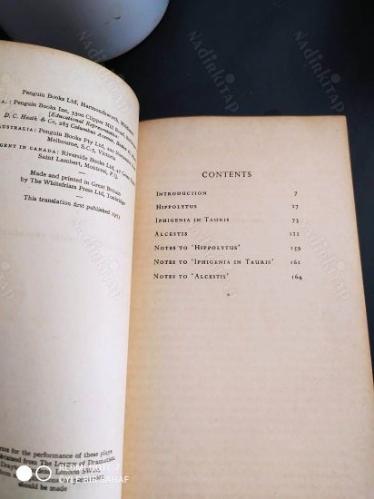 Alcestis and Other Plays (Hippolytus / Iphigenia in Tauris / Alcestis)