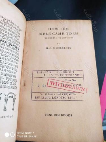 How The Bible Came to Us - Its Texts and Versions (İncil Bize Nasıl Ulaştı - Metinleri ve Versiyonları)