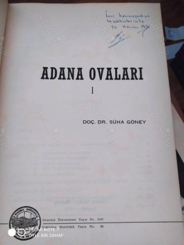 Adana Ovaları I (İthaflı İmzalı)