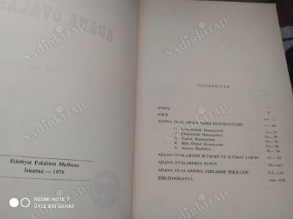 Adana Ovaları I (İthaflı İmzalı)