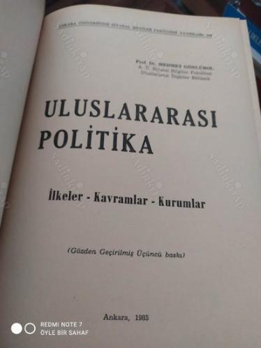 Uluslararası Politika - İlkeler, Kavramlar, Kurumlar