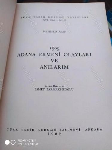 1909 Adana Ermeni Olayları ve Anılarım