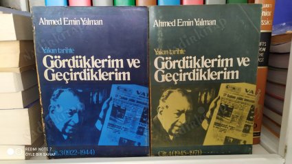 Yakın Tarihte Gördüklerim ve Geçirdiklerim 4 Cilt Takım (1888-1971)