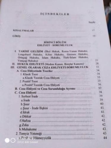 Adli Psikiyatri - Akıl Hastalıklarının Çeşitleri / Çocuk Suçluluğu / Sağır ve Dilsizlerin Sorumlulukları / Şizofrenlerin, Bağımlıların Sorumlulukları