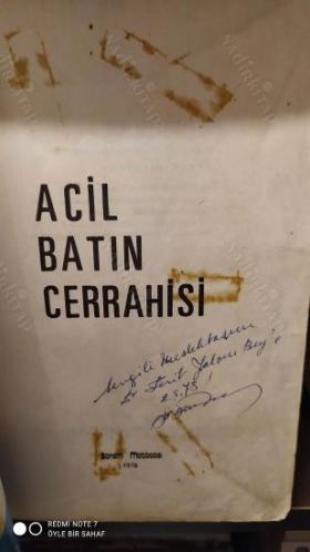 Acil Batın Cerrahisi (İthaflı İmzalı)