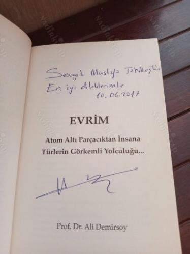 Evrim - Atomaltı Parçacıktan İnsana Türklerin Görkemli Yolculuğu (İthaflı İmzalı)