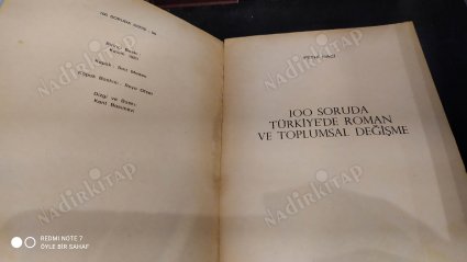 100 Soruda Türkiye'de Roman ve Toplumsal Değişme