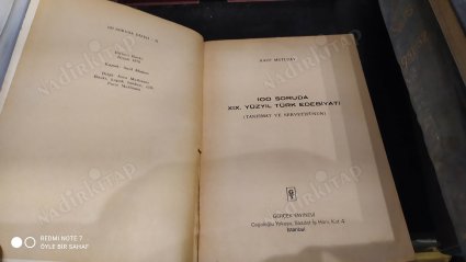 100 Soruda Tanzimat ve Servetifünun Edebiyatı (XIX. Yüzyıl Türk Edebiyatı)