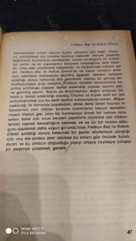 Türk Romanına Eleştirel Bir Bakış 1 - Ahmet Mithat'tan Ahmet Hamdi Tanpınar'a