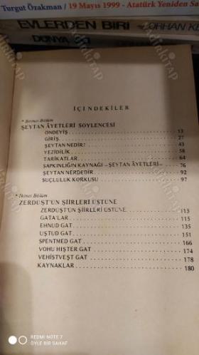 Şeytan Ayetleri Söylencesi - Zerdüşt'ün Şiirleri Üstüne