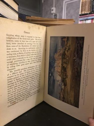 Greece - Black's Popular Series of Colour Books (Yunanistan, İon Adaları, Korfu, Olimpiyat Oyunları, Sparta, Korint, Atina ve Tanrıçalar)