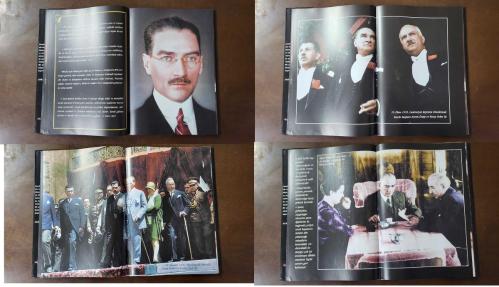 ATATÜRK, ANKARA TİCARET ODASI (ATO) ÇEŞİTLİ FOTOĞRAFLARLA BÜYÜK BOY MUSTAFA KEMAL ATATÜRK KİTABI - KUTULU ve CİLTLİ - 10 KASIM 1938 - 29 EKİM 1923 - 19 MAYIS 1919 - 23 NİSAN 1920 - 30 AĞUSTOS ZAFER BAYRAMI - CUMHURİYET BAYRAMI - ULUSAL EGEMENLİK  ve ÇOCUK BAYRAMI - GENÇLİK ve SPOR BAYRAMI - İSMET İNÖNÜ - SABİHA GÖKÇEN - AFET İNAN & YUNUS NADİ - MAKBULE HANIM - ERTUĞRUL YATI - YALOVA MİLLET ÇİFTLİĞİ