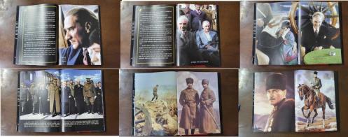 ATATÜRK, ANKARA TİCARET ODASI (ATO) ÇEŞİTLİ FOTOĞRAFLARLA BÜYÜK BOY MUSTAFA KEMAL ATATÜRK KİTABI - KUTULU ve CİLTLİ - 10 KASIM 1938 - 29 EKİM 1923 - 19 MAYIS 1919 - 23 NİSAN 1920 - 30 AĞUSTOS ZAFER BAYRAMI - CUMHURİYET BAYRAMI - ULUSAL EGEMENLİK  ve ÇOCUK BAYRAMI - GENÇLİK ve SPOR BAYRAMI - İSMET İNÖNÜ - SABİHA GÖKÇEN - AFET İNAN & YUNUS NADİ - MAKBULE HANIM - ERTUĞRUL YATI - YALOVA MİLLET ÇİFTLİĞİ