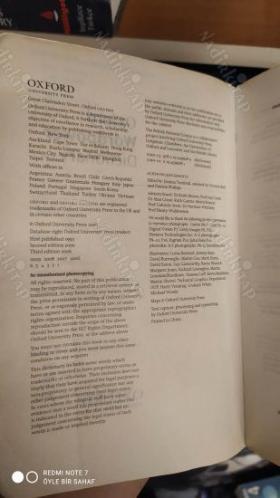 Oxford Wordpower Dictionary English - 3rd Edition
