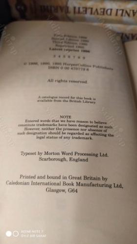 Collins Paperback English Thesaurus (Major New Edition)