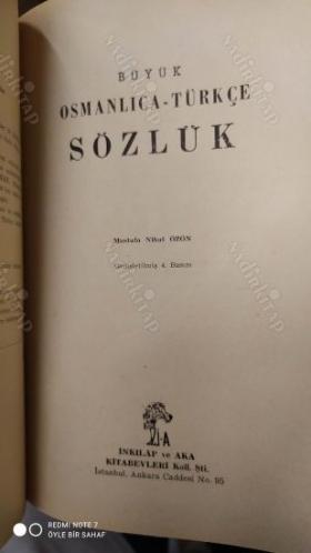 Osmanlıca Türkçe Sözlük
