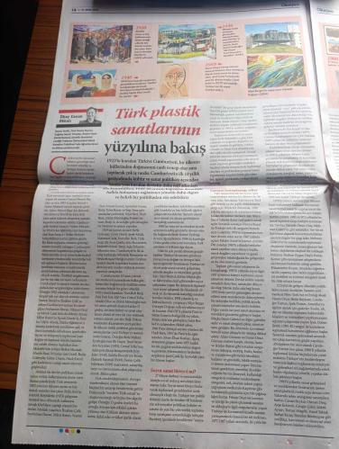 Oksijen Gazetesi - Turkish Newspaper - 27 Ekim 2023 - İyi ki Cumhuriyet var 100 yıllık gurur - İlla Batı demedi sentez yanlısıydı yazan Alper Bahçekapılı - Atatürk için sanat bir güçtü Elif Tanrıyar'ın röportajı - Türk mizahının inişleri çıkışları Kutlukhan Perker'in yazısı - sporun 100 yıllık yolculuğu yazan Mehmet Yüce - çağdaşlığın simgesi Cumhuriyet baloları - Mareşal Fevzi Çakmak'ın kızının düğün töreninden bir kare fotoğraf - Atatürk manevi kızı Nebile ile dans ederken fotoğraf - Türk sineması cumhuriyet ile yükseldi - Genco Erkal dostlar tiyatrosu Fotoğrafı - lüküs hayat oyunu 1980'ler Fotoğrafı - Zeki Müren 60'ların ikinci yarısında Maksim gazinosu'nda sahneye çıkıyordu Fotoğrafı - İbrahim Çallı anısına Cumhuriyet sergisi - Cumhuriyetin ilk kadın seramik sanatçısı Füreya Koral Fotoğrafı - Türk gastronomisinin 100 yıllık dönüşümü yazan Oğul Türkkan - adı artık 1924 İstanbul olan Rejans'ta Atatürk'ün masası hala duruyor Fotoğrafı - 100 yaşında bir çocuk senfoni - 29 ekim 1923