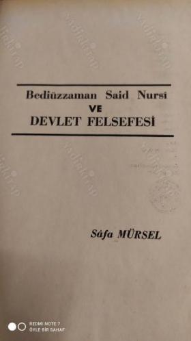 Bediüzzaman Said Nursi ve Devlet Felsefesi