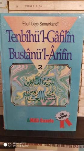 Tenbihü'l -Gafilin Bustanü'l-Arifin 1-2 / Gafilleri Uyaran Kitap (2 Cilt Takım)