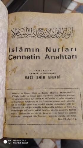 İslamın Nurları Cennetin Anahtarı (Şahıs Ciltli)