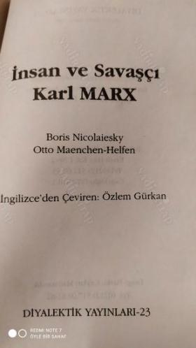 İnsan ve Savaşçı - Karl Marx