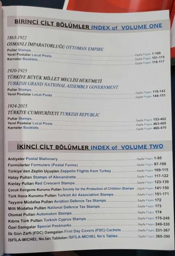 2016 YILI İSFİLA (2 CİLT) PUL KATALOĞU. KULLANILMAMIŞ SIFIR KATALOG