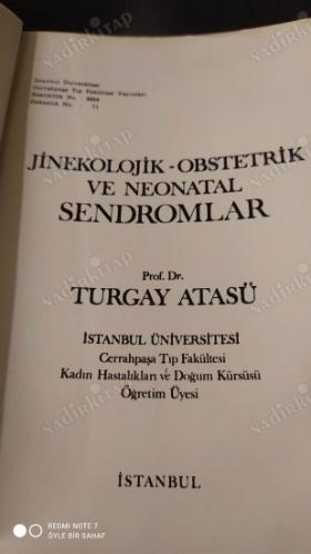 Jinekolojik - Obstetrik ve Neonatal Sendromlar