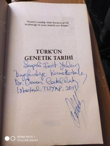 Türk'ün Genetik Tarihi (İthaflı İmzalı)