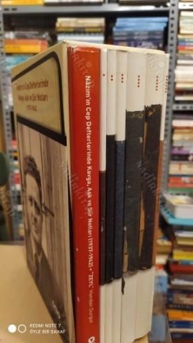 Nazım'ın Cep Defterlerinde Kavga, Aşk ve Şiir Notları 7 Kitap Set - 1937-1942 (Kutulu)