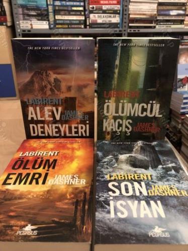 Labirent Serisi İlk 4 Kitap Takım (1. Ölümcül Kaçış / 2. Alev Deneyleri / 3. Son İsyan / 4. Ölüm Emri)