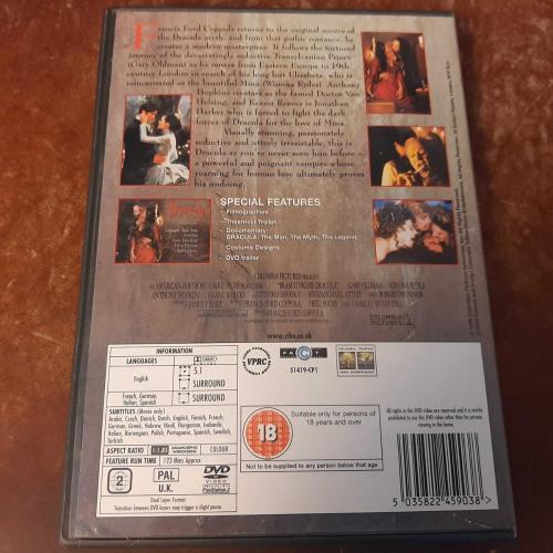 DRACULA   - ORJINAL BANDROLLU - DVD
