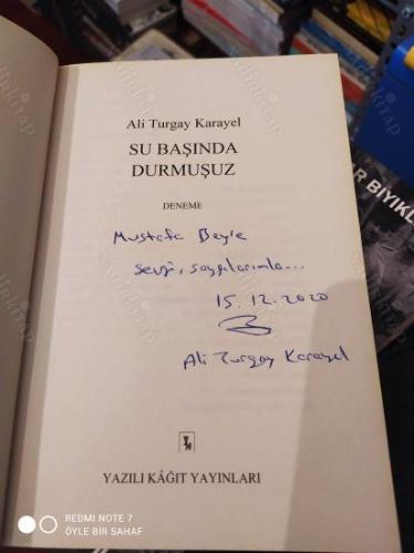 Su Başında Durmuşuz (İthaflı İmzalı)