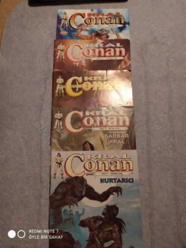 Kral Conan Çizgi Roman Dergisi - 1 - 2 - 3 - 4 - 5 - 6 - 7 - 8 - 10 - 11 - 13 - 15 - 17 - 20. Sayı Set (14 sayı)