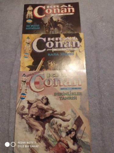 Kral Conan Çizgi Roman Dergisi - 1 - 2 - 3 - 4 - 5 - 6 - 7 - 8 - 10 - 11 - 13 - 15 - 17 - 20. Sayı Set (14 sayı)