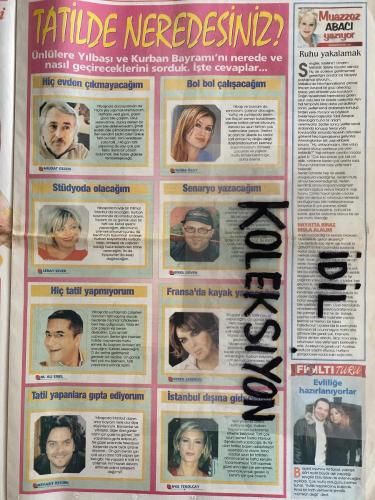 FISILTI MAGAZİN GAZETESİ - DOĞUM GÜNÜ HEDİYESİ (TURKİSH - NEWSPAPER) - 28 ARALIK 3 OCAK 2006 - TAM TAKIM 24 SAYFADIR -Kurtlar Vadisi Posteri-Mehmet Ali Erbil-Fatoş Seğmen-Bediz Doğan-Bilal Özcan-Türkan Şoray-Tülin Koca-Hadise-Hadise Açıkgöz-Özcan Deniz-Tarkan-Mehmet Ali Erbil-Metin Arolat-Sibel Canhan Ural-Zerrin Özer-Müslüm Baba-Naz Elmas-Ebru Destan-Sibel Can-Ece Erken-Cansu Dere-Yeliz Yeşilmen-Ahu Tuğba-Muazzez Abacı-Müjdat Gezen-Tuğba Özay-Seray Sever-Birol Güven-Seren Serengil-Beyazıt Öztürk-İpek Tenolcay-Ali Sunal-Bediz Doğan-Süleyman Özcan-Okan Işık-T.Emrah Özcan-Engin Aytaş-Batuhan Özardaş-Berrak Tüzünataç-Aykut Işıklar-Banu Alkan-Ajdar-Sezen Aksu-Deniz Seki-Barbara Şansal-Ersoydan Estetik-Cemil Gökerayak-Hadise-Kurtlar Vadisi-Gelinlikli İstanbul-İşte Türkan Şoray Kanunları-Türk Kızıyım-Evim Robinson Crusoe gibi hissettiriyor-Müzik çalışmaları vaktinin çoğunu alıyor-Size kar tutacak dedim haydi küreyin-Alma mazlumun ahını-Ruhu yakalamak-TV’de kendimi seyretmekten korkuyorum-