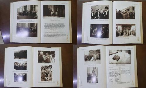 FOTOĞRAFLARLA ATATÜRK ALBÜMÜ, CİLTLİ ve ŞÖMİZLİ - TRABLUSGARP - BEKİR SAMİ BEY - RAUF ORBAY - CEMİL CAHİT TOYDEMİR - REFET BELE - ZAFER TEPE, POLATLI - MAREŞAL GAZİ MUSTAFA KEMAL PAŞA - CLAUDE FARRERE - BALYA - İNEBOLU - TÜRK OCAĞI 1930 - KLİMENT YEFROMOVİÇ - RIZA PEHLEVİ - AFET İNAN - CELAL BAYAR - KILIÇ ALİ - 10 KASIM 1938 - 29 EKİM 1923 - 19 MAYIS 1919 - 23 NİSAN 1920 - 30 AĞUSTOS ZAFER BAYRAMI - CUMHURİYET BAYRAMI - ULUSAL EGEMENLİK  ve ÇOCUK BAYRAMI - GENÇLİK ve SPOR BAYRAMI - İSMET İNÖNÜ - SABİHA GÖKÇEN - 519 SAYFA