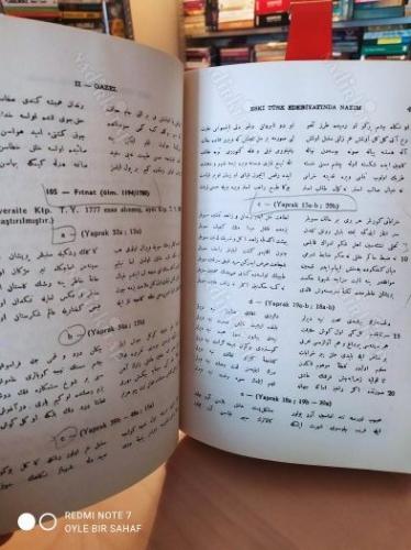 Eski Türk Edebiyatında Nazım 1. Cilt - XIII. Yüzyılıdan XIX. Yüzyıl Ortasına Kadar Yazmalardan Seçilmiş Metinler