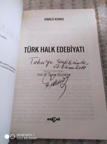 Türk Halk Edebiyatı (İthaflı İmzalı)